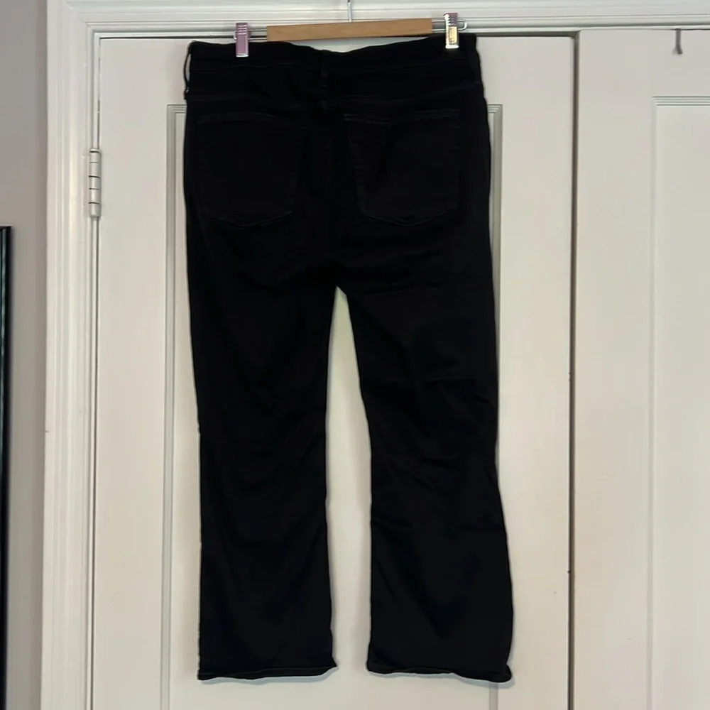 J.Crew Demi Bootcut Crop Jeans in Black - Picture 2 of 4